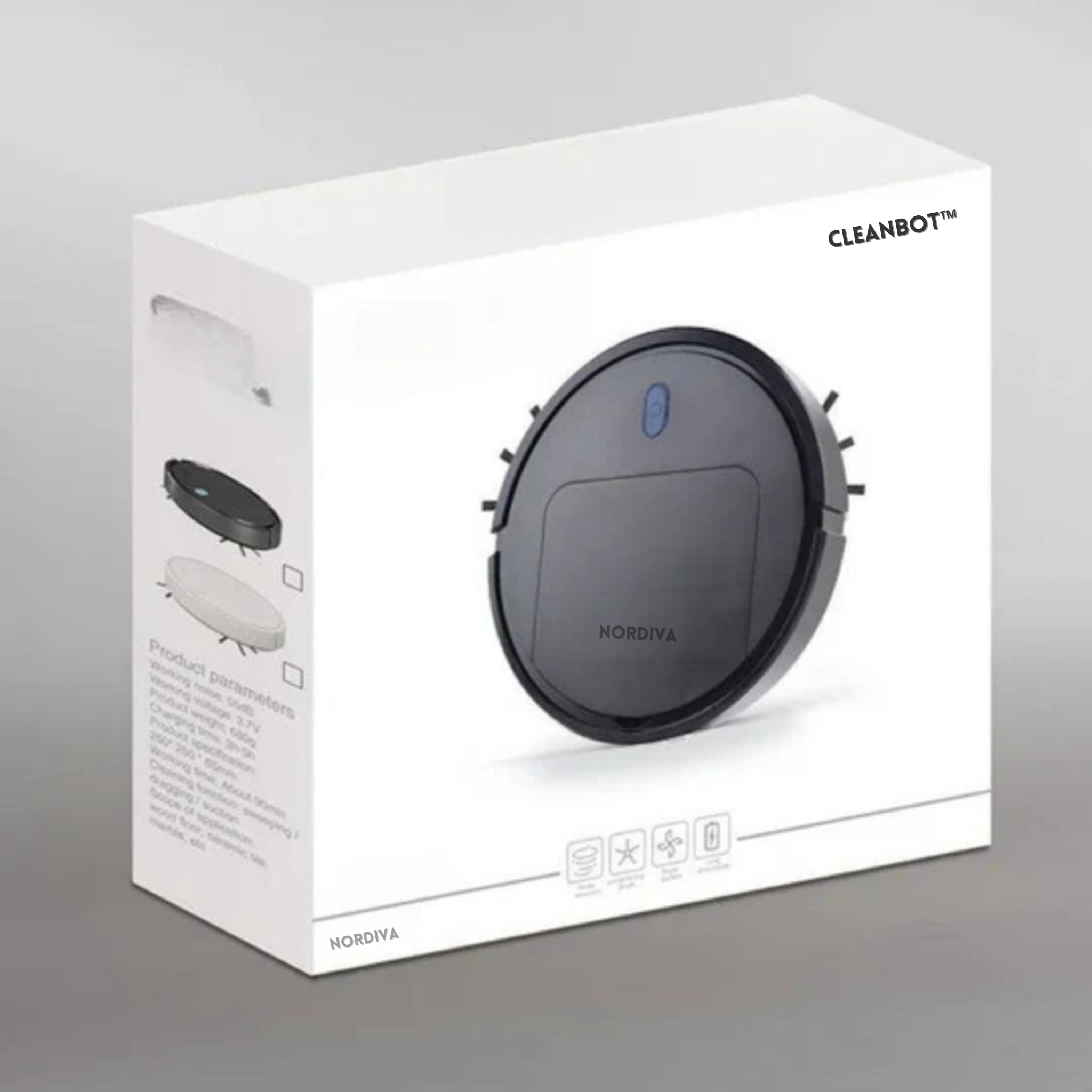 CleanBot™ | 3-i-1 Robotdammsugare