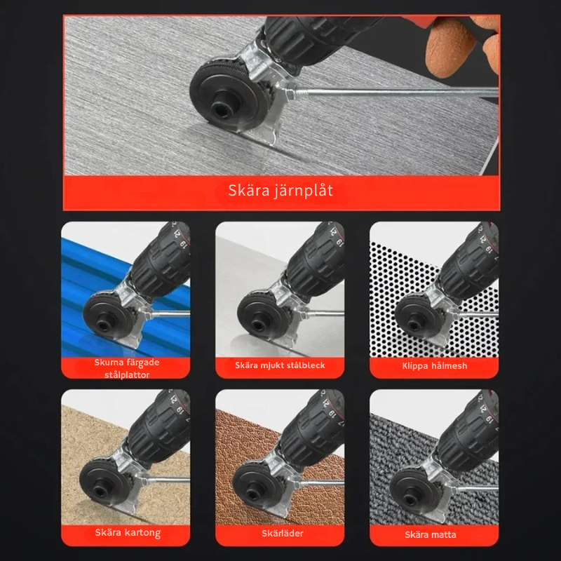 DrillSnip™ | Skär igenom järn på sekunder!