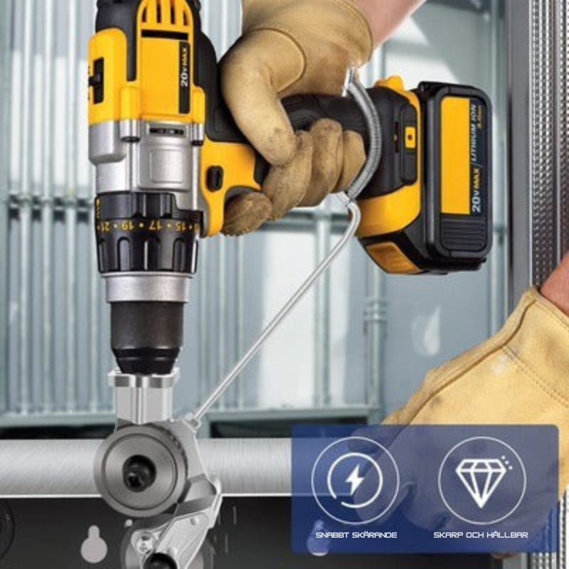 DrillSnip™ | Skär igenom järn på sekunder!