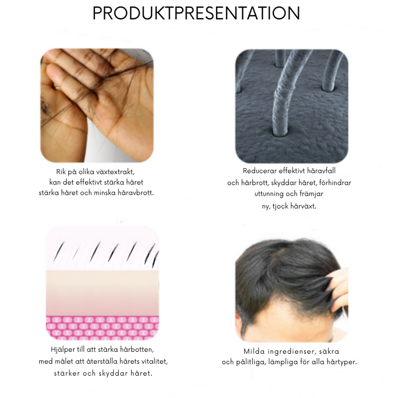 HairBoost™ | Inga kala fläckar längre!