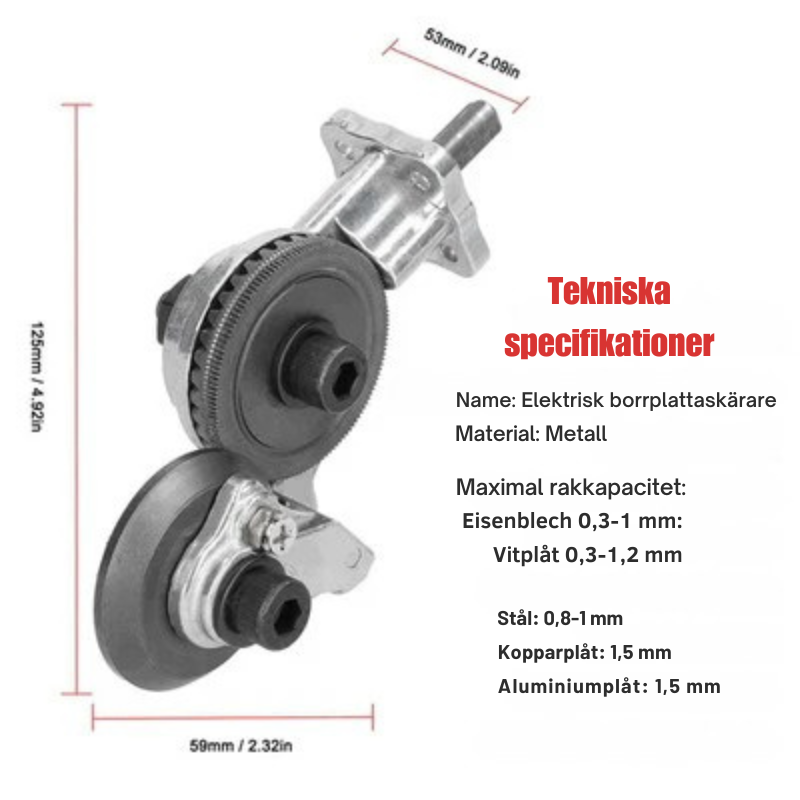 DrillSnip™ | Skär igenom järn på sekunder!