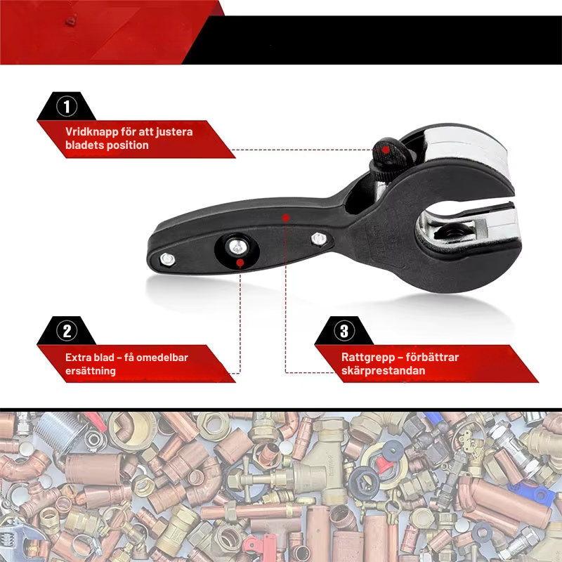 PipeCutter™ | Snabbt. Rakt. Perfekt.