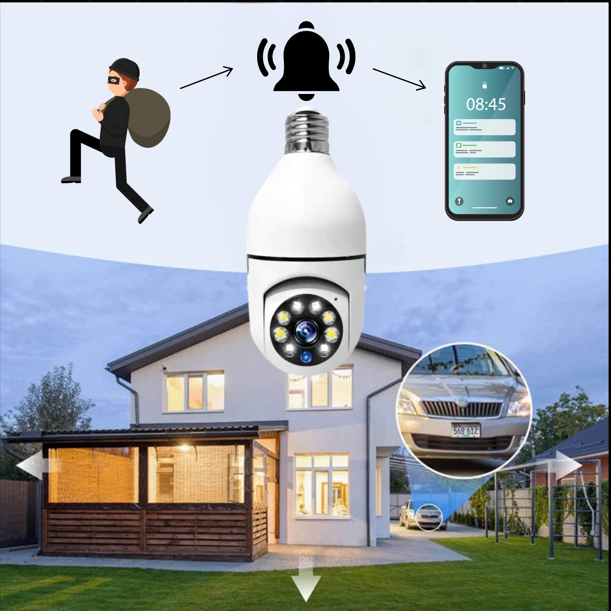 WatchPro™ | Skydda ditt hem enkelt!