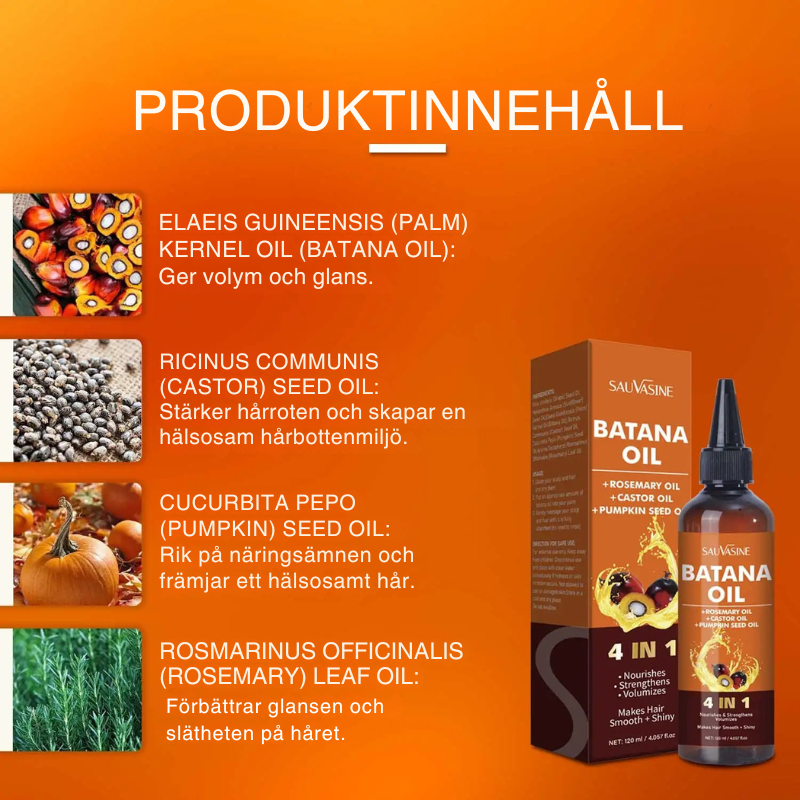 BatanaOil™ | Återställer ditt hår och när det!