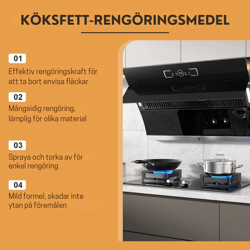 GreaseCleaner™ | Ta bort varje fläck direkt!