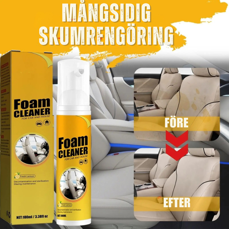 FoamCleaner™ | Djuprengöring för bil och interiör!