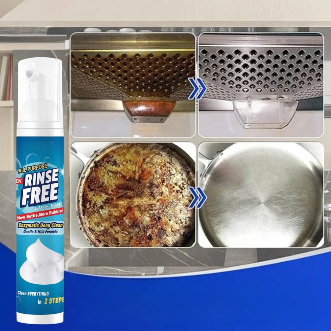 RinseFree™ | Allt snabbt och enkelt rent!